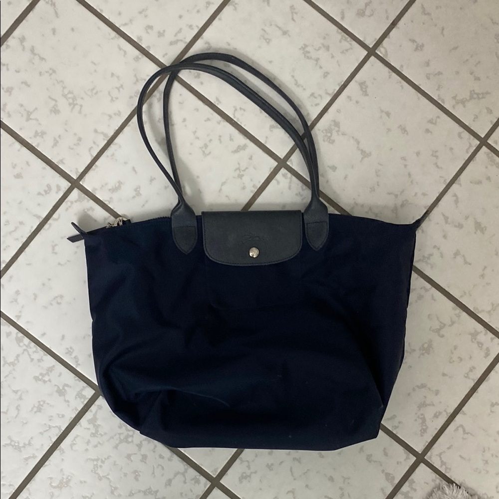 Longchamp Tote Navy LePilage